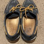 Sperry Women's Original Whale Tale Embossed 2-Eye Boat Shoe Size 9 Blue Gum Sole Photo 1