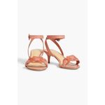 Alexandre Birman Isabella 50 Braided Guava Leather Sandals Size 36.5 / US 6.5 Photo 4