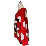 Disney NWT Minnie Mouse Sweater Red White Polka Dots Adults Photo 6