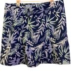 RipSkirt Hawaii Wrap Skirt Botanical Blue Womens‎ XL 19" Long Pockets Beach NEW Photo 3