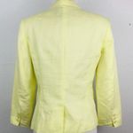 Banana Republic  Citron Yellow Linen and Cotton Mix Blazer Photo 1