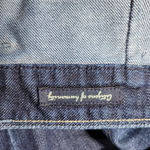 Citizens of Humanity Citizens‎ of Humanity Denim Mini Skirt Dark Wash Blue With Lace Detail Casual Photo 6