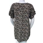 Umgee Womens Size L Animal Print Tunic Top Button Front V Neck Ruffle Sleeve Photo 6