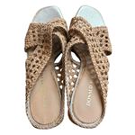Donald J. Pliner Women’s 8.5 Parisaspe3 Cork Wedge Mediterranean Sandals Tan New Photo 9