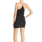 MISA Los Angeles NEW  Domino Draped Mini Dress in Black XS Photo 6