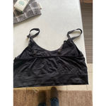 Juicy Couture Women's Black Silver Sports Bra S Photo 2