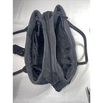 Vera Bradley  Quilted‎ Chocolate Microfiber Buckle Shoulder Satchel Footed Bottom Photo 5