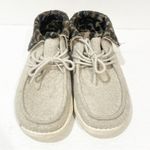 Hey Dude  Women's Size 10 Britt Cream Cheetah Hiking Oxford Ankle Boot Booties Photo 1