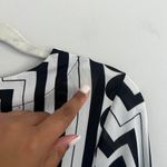 Custo Barcelona BLACK AND WHITE  ABSTRACT DESIGN‎ LONG SLEEVE SHEER MIDI DRESS Photo 6