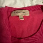 Philosophy  pink sweatshirt with gold cuffs 💞 Photo 7