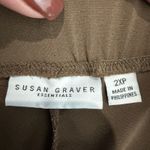 Susan Graver NWOT   Brown Essentials Liquid Knit Straight Leg Pants 2X Petite Photo 2