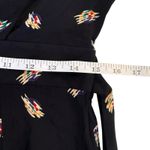 Rotate Birger Christensen Wanda Printed Black Mini Dress Size 6 Party Cocktail Photo 12