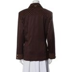 St. John Vintage 1990s Sport Chocolate Brown Quilted Suit Set Blazer Trousers 90s Photo 13