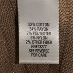 Dana Buchman  Sweater 1/2 Sleeve Knit Tan Gold Shimmer Womens Size Small NWT NEW Photo 5