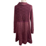 Women's Anthropologie Saturday Sunday Dress S Burgundy White Size M Photo 4