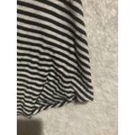 Mossimo Supply Co . Black White Striped Ribbed Racerback Tank Top XS Photo 4
