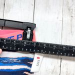 Nike Pants Women Size XS Pro Athletic Crop Leggings Navy White Multicolor Stripe Photo 4