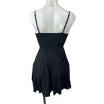 Talula  Women's Black Sleeveless V Neck Cami Camisole Mini Flare A Line Dress 4 Photo 1