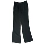 Diane Von Furstenberg  DVF Black Elena Crepe Silk Wide Leg Pants Trousers size 0 Photo 1