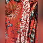 Farm Rio  Vibrant Orange Floral High Low Dress Photo 6