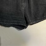 American Eagle AE Black High Rise Elastic Waist Mom Shorts Photo 7