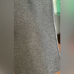 Lafayette 148 Belted Open Front Trench Coat Ribbed Knit Sleeves Gray Size Medium Photo 10