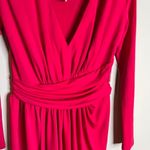 EXPRESS NWT  pink draped long sleeve dress Photo 2
