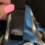 Bisou Bisou Blue and White Swirl geometric Midi Dress Photo 4