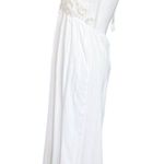 For Love & Lemons  White Open Back Maxi Wedding Dress Boho Sexy Halter Gown Small Photo 2