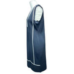 Misook  Collection Black White Piped Knit‎ Sheath Dress Size Medium Photo 3