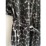 5/48 Women's Medium Black Tie Waist Dress Travel Corpcore Long Sleeve Photo 4