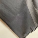 Vanity Fair Vintage Half Slip Black Slit Lace Trim Size Medium Nylon Retro Flaws Photo 8