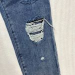 PacSun  Distressed Denim Jeans Womens Blue High Rise Straight Leg Cotton Photo 7