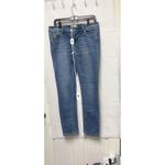 SO  Jeans Women's Size 13 Mid Rise Slimming Straight‎ Light Wash 32x30  BQE-C Photo 4