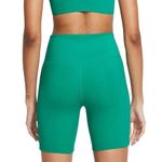 Nike One Mid-Rise 7" Bike Shorts, Neptune Green, Size Large, New with Tag Photo 1