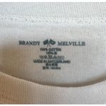 Brandy Melville  White Long Sleeve Top One Size Photo 3
