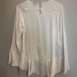 Mossimo Supply Co Elegant Flowy White Blouse Photo 11