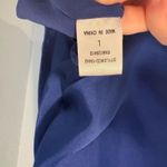 Navy Blue Satin Mini Dress Size L Photo 3