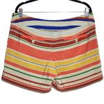 Outback Red  Multi-Color Stripe Shorts Size 12 Colorful Striped Shorts Photo 1