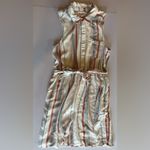 Olive & Oak Women’s Sleeveless Collared Casual Summer Dress with Stripes Medium Photo 2