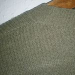 Madewell S Merino Wool Blend Knit Oversized Green Pullover Top Photo 5