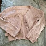 Beige Soft Fitted Button Cardigan Tan Photo 3