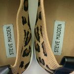 Steve Madden Tan and Black Animal Print Slip-Ons (273) Photo 11
