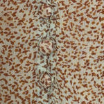 Jonathan Simkhai Sheer Ruffle Sleeve Blouse Women’s Layered Top Boho Feminine Brown Photo 3