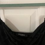 Lucy in the Sky Velvet Floral Cowl Neck Maxi Dress in Black Photo 3