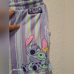 Disney  Stich Vibrant Purple and Green Shorts for Active Comfort Sleepwear Photo 2