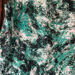 The Limited  size small woman’s green, white, and black short sleeve blouse Photo 6