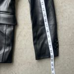 The Drop Women’s Black Anouk Faux Leather Blazer NEW Sz XXS Photo 5