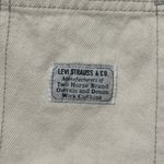 Levi's  Premium Womens White Denim Overall UTILITY SHORTALLS Size Medium Photo 4