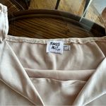 Princess Polly  Star Power Long Sleeve Champagne Mini Dress Size 8 Photo 4